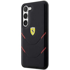 Ferrari FEHCS23MPBAK S23+ S916 juodos spalvos kietas dėklas Hot Stamp Lines - Image 2