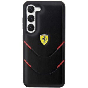 Ferrari FEHCS23MPBAK S23+ S916 juodos spalvos kietas dėklas Hot Stamp Lines - Image 3