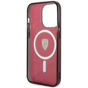 Ferrari FEHMP14LURKR Apple iPhone 14 Pro 6,1" red kietas dėklas Translucent Magsafe - Image 7