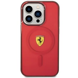 Ferrari FEHMP14XURKR Apple iPhone 14 Pro Max 6.7" red kietas dėklas Translucent Magsafe - Image 3