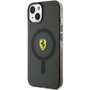 Ferrari FEHMP14MURKK Apple iPhone 14 Plus / 15 Plus 6.7" juodos spalvos kietas dėklas Translucent Magsafe - Image 2