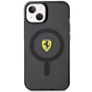 Ferrari FEHMP14MURKK Apple iPhone 14 Plus / 15 Plus 6.7" juodos spalvos kietas dėklas Translucent Magsafe - Image 3