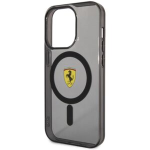 Ferrari FEHMP14XURKK Apple iPhone 14 Pro Max 6.7" juodos spalvos kietas dėklas Translucent Magsafe - Image 6