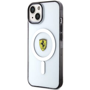 Ferrari FEHMP14SURKT Apple iPhone 14 / 15 / 13 6.1" skaidrus kietas dėklas Outline Magsafe - Image 2