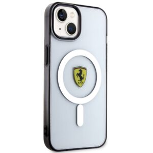Ferrari FEHMP14SURKT Apple iPhone 14 / 15 / 13 6.1" skaidrus kietas dėklas Outline Magsafe - Image 4