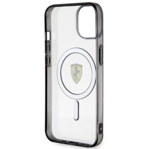 Ferrari FEHMP14SURKT Apple iPhone 14 / 15 / 13 6.1" skaidrus kietas dėklas Outline Magsafe - Image 7
