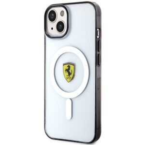 Ferrari FEHMP14MURKT Apple iPhone 14 Plus / 15 Plus 6.7" skaidrus kietas dėklas Outline Magsafe - Image 2