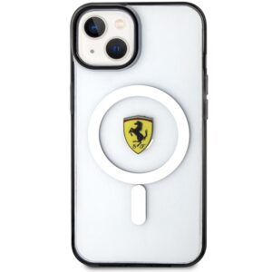 Ferrari FEHMP14MURKT Apple iPhone 14 Plus / 15 Plus 6.7" skaidrus kietas dėklas Outline Magsafe - Image 3