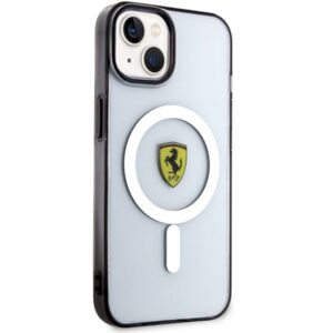 Ferrari FEHMP14MURKT Apple iPhone 14 Plus / 15 Plus 6.7" skaidrus kietas dėklas Outline Magsafe - Image 4