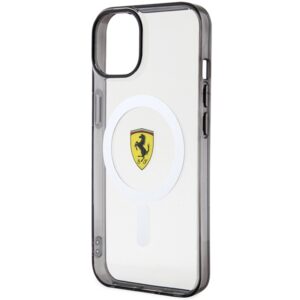 Ferrari FEHMP14MURKT Apple iPhone 14 Plus / 15 Plus 6.7" skaidrus kietas dėklas Outline Magsafe - Image 6