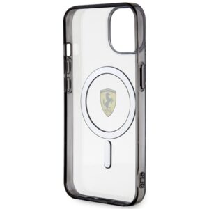 Ferrari FEHMP14MURKT Apple iPhone 14 Plus / 15 Plus 6.7" skaidrus kietas dėklas Outline Magsafe - Image 7