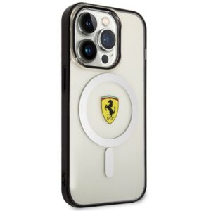 Ferrari FEHMP14LURKT Apple iPhone 14 Pro 6,1" skaidrus kietas dėklas Outline Magsafe - Image 4