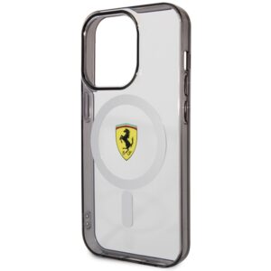Ferrari FEHMP14LURKT Apple iPhone 14 Pro 6,1" skaidrus kietas dėklas Outline Magsafe - Image 6