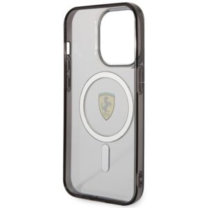 Ferrari FEHMP14LURKT Apple iPhone 14 Pro 6,1" skaidrus kietas dėklas Outline Magsafe - Image 7