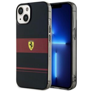 Ferrari FEHMP14SUCOK Apple iPhone 14 / 15 / 13 6.1" juodos spalvos kietas dėklas IMD Combi Magsafe