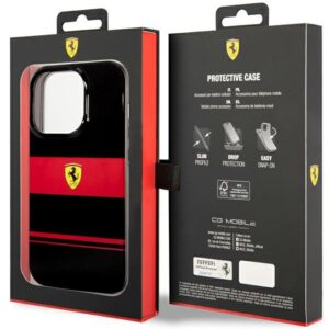 Ferrari FEHMP14XUCOK Apple iPhone 14 Pro Max 6.7" juodos spalvos kietas dėklas IMD Combi Magsafe - Image 8