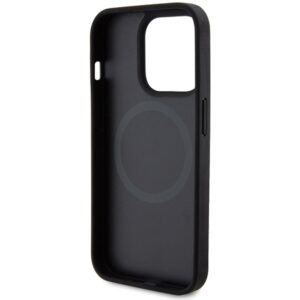 Ferrari FEHMP15LPTEK Apple iPhone 15 Pro 6.1" juodos spalvos kietas dėklas Carbon Metal Logo MagSafe - Image 7