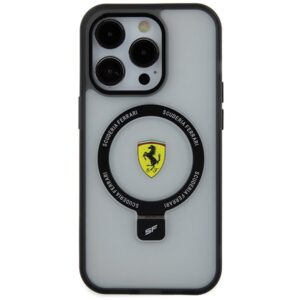 Ferrari FEHMP15LUSCAH Apple iPhone 15 Pro 6.1" skaidrus kietas dėklas Ring Stand 2023 Collection MagSafe - Image 3