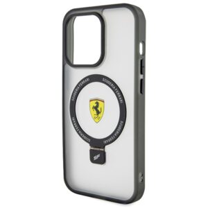 Ferrari FEHMP15LUSCAH Apple iPhone 15 Pro 6.1" skaidrus kietas dėklas Ring Stand 2023 Collection MagSafe - Image 6