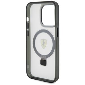 Ferrari FEHMP15LUSCAH Apple iPhone 15 Pro 6.1" skaidrus kietas dėklas Ring Stand 2023 Collection MagSafe - Image 7