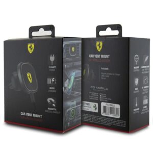 Ferrari 15W FECHMGLK induction holder for juodos spalvos MagSafe grille - Image 4