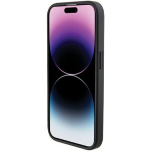 Ferrari FEHCP15LGSPSIK Apple iPhone 15 Pro6.1" juodos spalvos kietas dėklas Grip Stand Metal Logo - Image 6