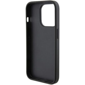 Ferrari FEHCP15LGSPSIK Apple iPhone 15 Pro6.1" juodos spalvos kietas dėklas Grip Stand Metal Logo - Image 8