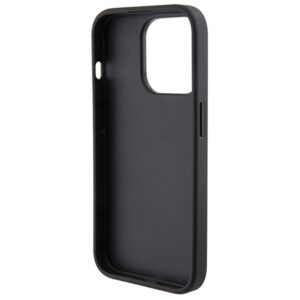 Ferrari FEHCP15LPWAK Apple iPhone 15 Pro 6.1" juodos spalvos kietas dėklas Perforated Waves Metal Logo - Image 7