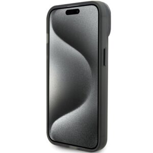 Ferrari FEHMP15MUSCAK Apple iPhone 15 Plus /14 Plus 6.7" juodos spalvos kietas dėklas Ring Stand 2023 Collection - Image 5