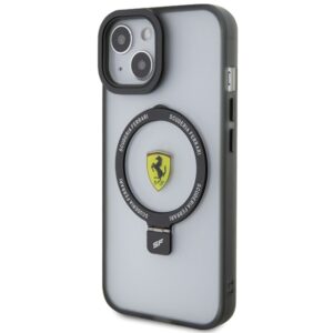 Ferrari FEHMP15MUSCAH Apple iPhone 15 Plus /14 Plus 6.7" skaidrus kietas dėklas Ring Stand 2023 Collection M - Image 2