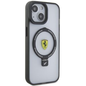 Ferrari FEHMP15MUSCAH Apple iPhone 15 Plus /14 Plus 6.7" skaidrus kietas dėklas Ring Stand 2023 Collection M - Image 4
