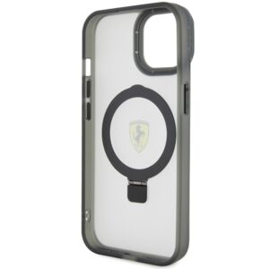 Ferrari FEHMP15MUSCAH Apple iPhone 15 Plus /14 Plus 6.7" skaidrus kietas dėklas Ring Stand 2023 Collection M - Image 7