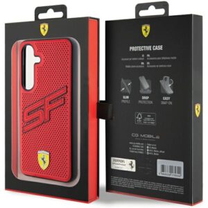 Ferrari FEHCS24SPINR S24 S921 red kietas dėklas Big SF Perforated - Image 8
