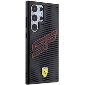 Ferrari FEHCS24LPINK S24 Ultra S928 juodos spalvos kietas dėklas Big SF Perforated - Image 4