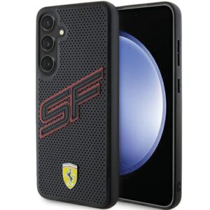 Ferrari FEHCS24MPINK S24+ S926 juodos spalvos kietas dėklas Big SF Perforated