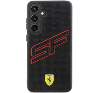 Ferrari FEHCS24MPINK S24+ S926 juodos spalvos kietas dėklas Big SF Perforated - Image 3