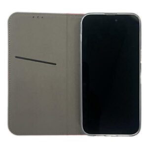 Dėklas Smart Magnet book Apple iPhone 15 pro 6.1" raudonos spalvos - Image 3