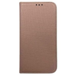 Dėklas Smart Magnet book Apple iPhone 15 pro 6.1" rožinio aukso spalvos