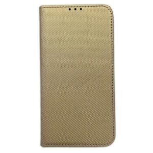 Dėklas Smart Magnet book Apple iPhone 15 Pro Max 6.7" aukso spalvos