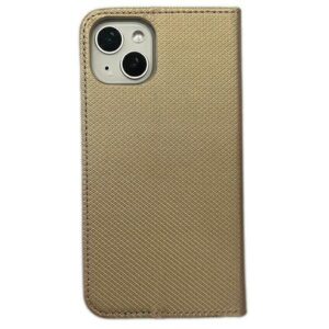 Dėklas Smart Magnet book Apple iPhone 15 Pro Max 6.7" aukso spalvos - Image 2