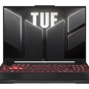 ASUS TUF Gaming A16 FA607NUG-WH73 AMD Ryzen™ 7 7445HS Knyginis kompiuteris 40,6 cm (16") Full HD+ 16 GB DDR5-SDRAM 512 GB SSD NVIDIA GeForce RTX 4050 Wi-Fi 6 (802.11ax) Windows 11 Home Pilka