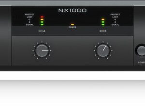 Behringer NX1000 garso stiprintuvas Pasirodymai / scena Juoda
