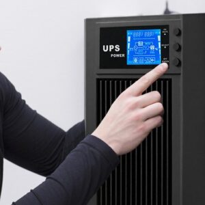 Qoltec 53043 nepertraukiamo maitinimo resursai (UPS) Dviguba konversija (prisijungus) 3 kVA 2400 W 2 AC išvestis(ys / čių) - Image 2