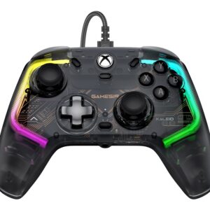 GameSir Kaleid Juoda, Permatomas USB Žaidimų pultelis Analoginis / skaitmeninis Xbox One, Xbox Series S, Xbox Series X - Image 1