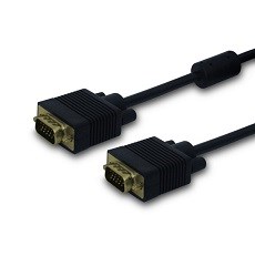 Savio Cl-202 VGA kabelis 1,8 m VGA (D-Sub) Juoda