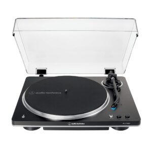 Audio-Technica AT-LP70XBT Garso grotuvas su diržine pavara Juoda, Sidabras Visiškai automatinis - Image 2