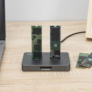 Digitus DA-71546-1 saugojimo diskų prijungimo stotis USB 3.2 Gen 2 (3.1 Gen 2) Type-C Juoda - Image 3