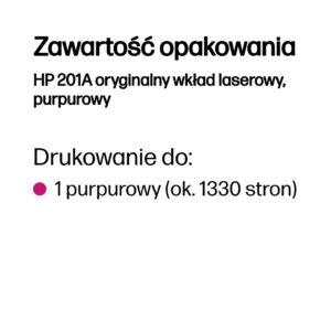 HP 201A Magenta Original LaserJet Toner Cartridge - Image 2