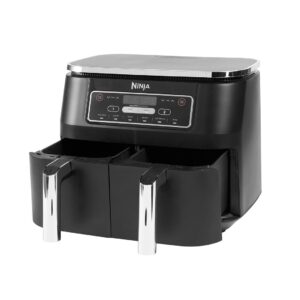 Ninja AF300 Dvigubas 7,6 L Autonominės 2470 W Karšto oro gruzdintuvė Juoda - Image 3