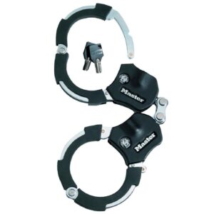 MASTER LOCK Street Cuff Slot Juoda, Sidabras 360 mm Žiedo formos spyna - Image 3